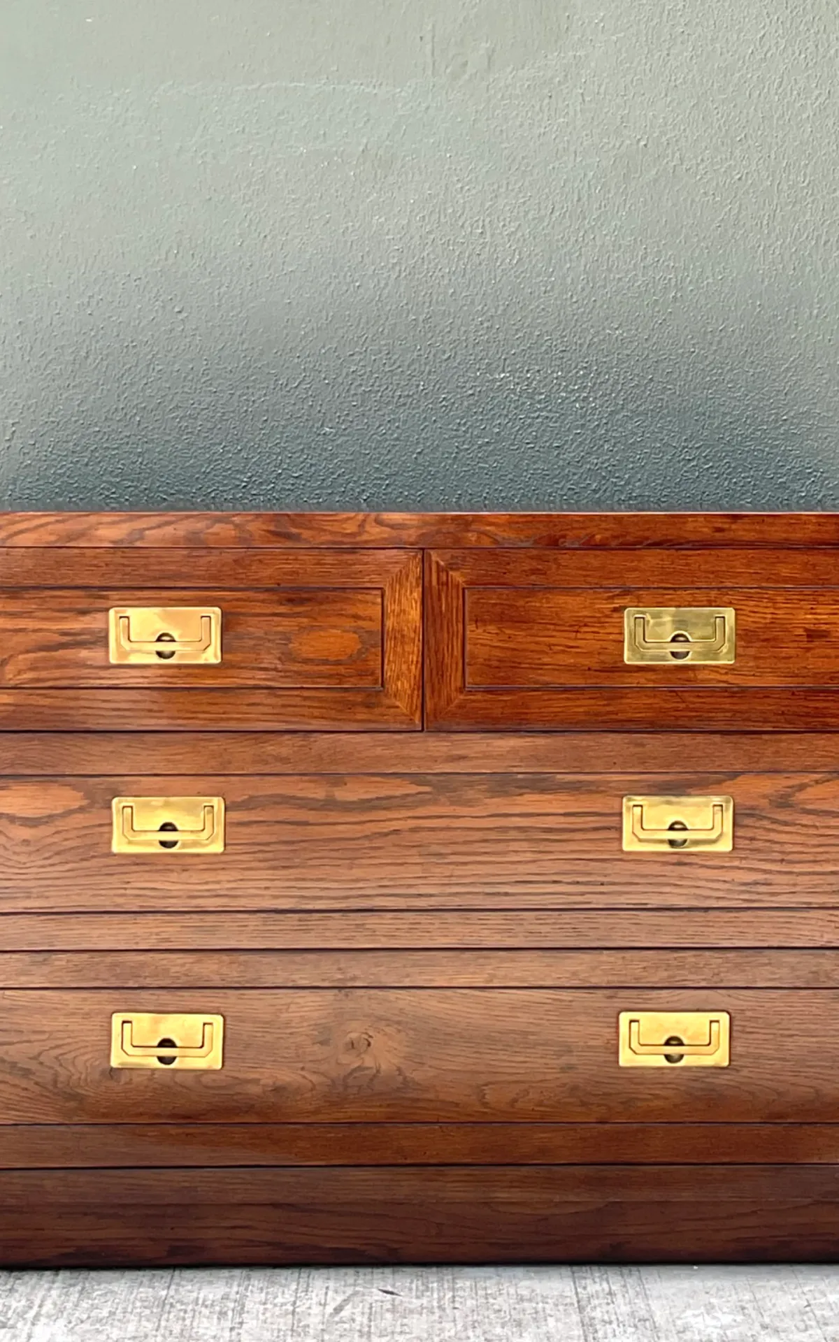 Henredon Four-Drawer Campaign Chest Of Drawers — additional photo 6