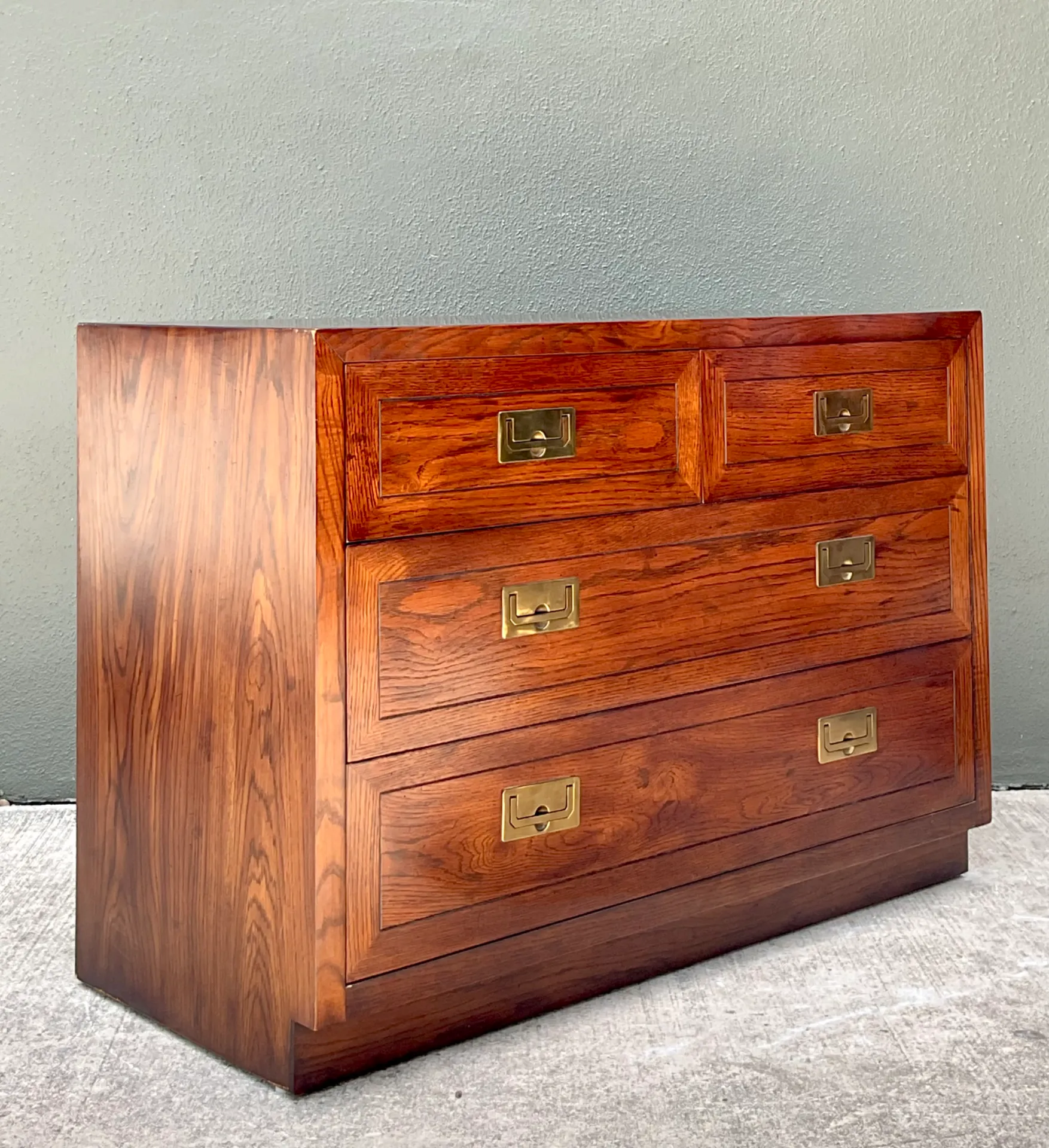 Henredon Four-Drawer Campaign Chest Of Drawers — additional photo 8