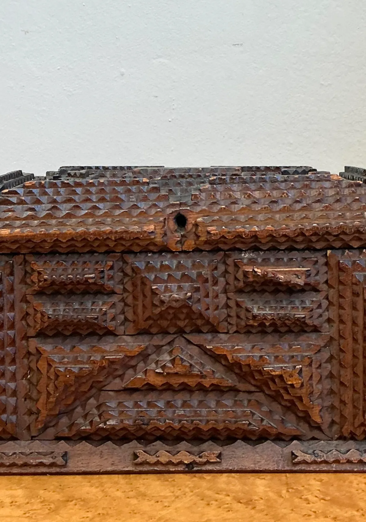 Vintage Tramp Art Wood Box — additional photo 2