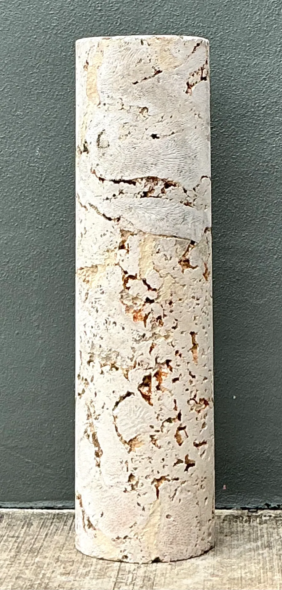 Vintage Coquina Stone Pedestal — additional photo 3