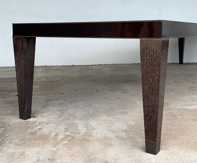 Vintage Monumental 15 Ft Cerused Wood Dining Table — additional photo 6