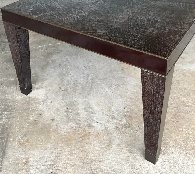 Vintage Monumental 15 Ft Cerused Wood Dining Table — additional photo 7