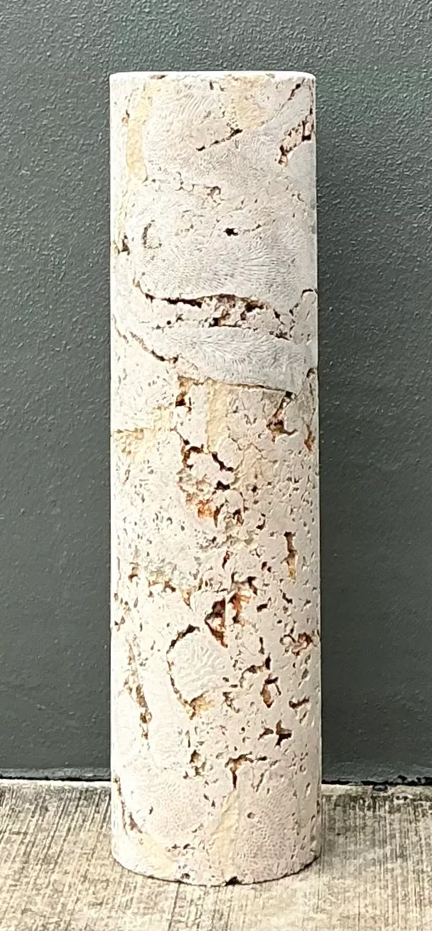 Vintage Coquina Stone Pedestal — additional photo 2
