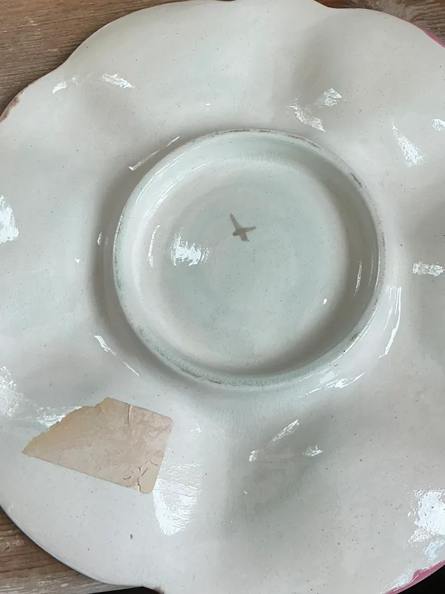Vintage Minton Majolica Oyster Plate — additional photo 4