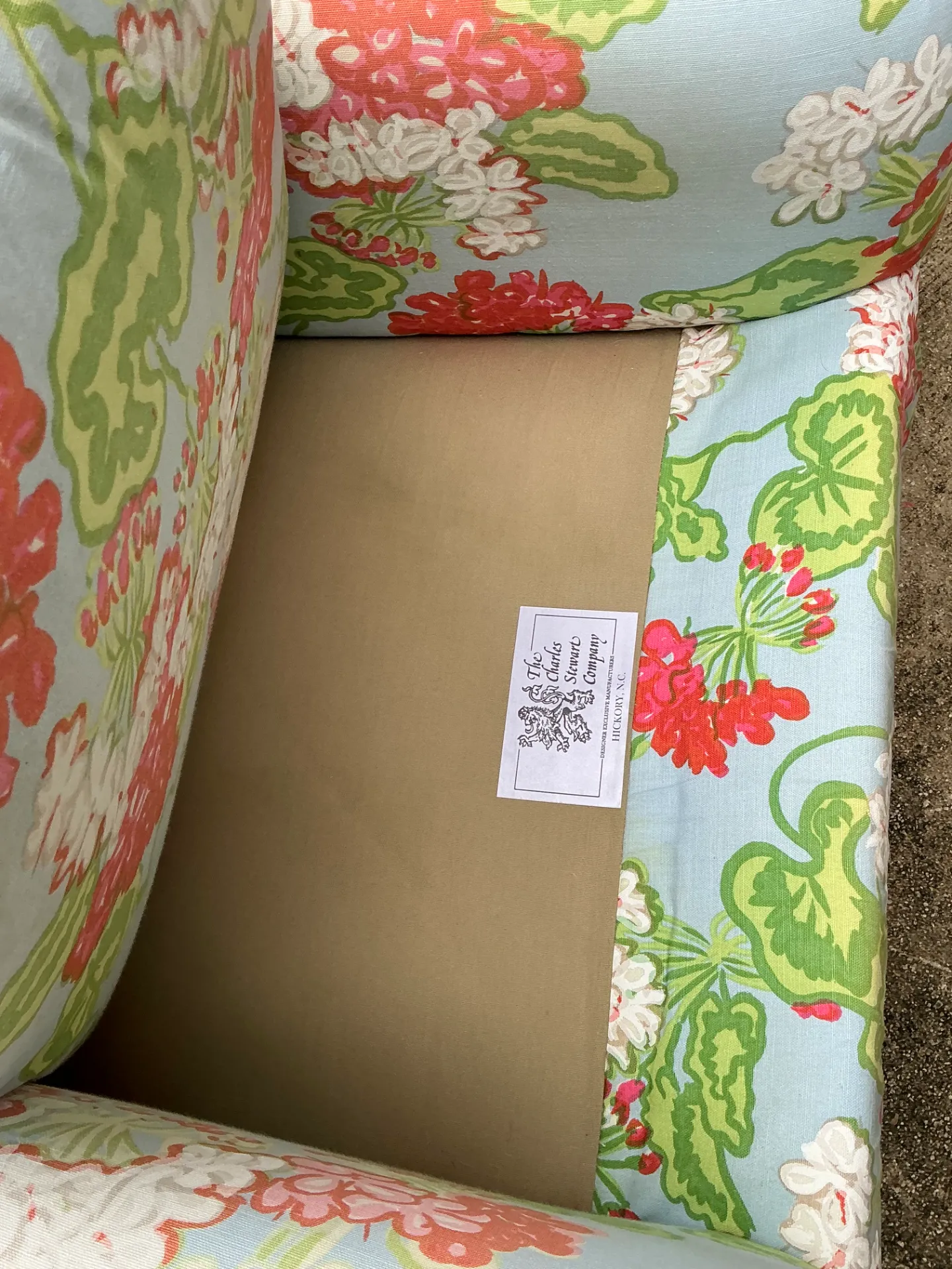 Vintage Floral Upholstered Armchairs - Pair — additional photo 7