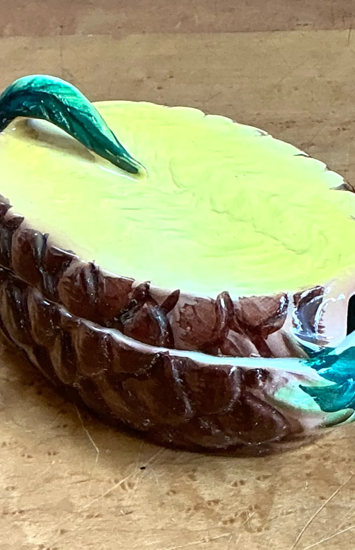 Vintage Lefton Tropical Ceramic Pineapple Dish — additional photo 8