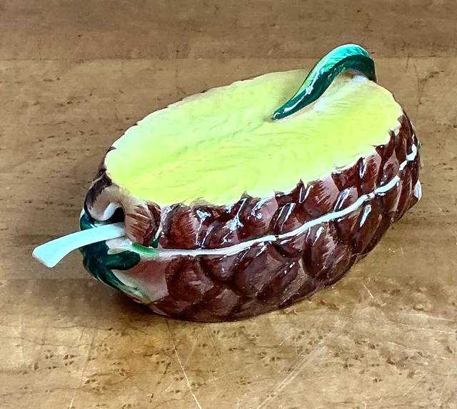 Vintage Lefton Tropical Ceramic Pineapple Dish — additional photo 6