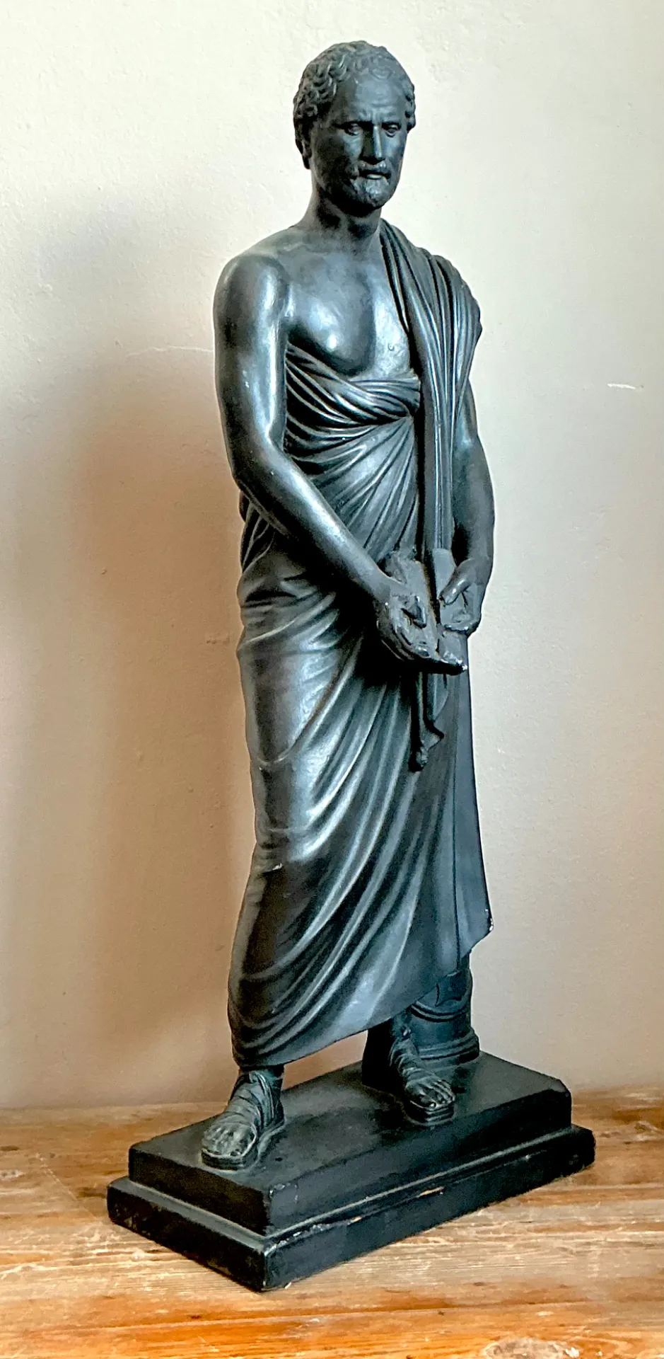 Vintage Plaster Greek Philosopher Sophocles Sculpture — additional photo 6