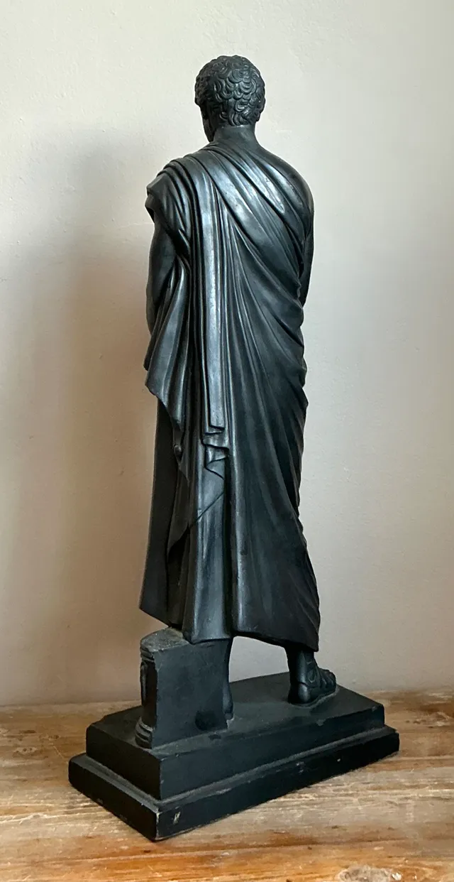 Vintage Plaster Greek Philosopher Sophocles Sculpture — additional photo 3