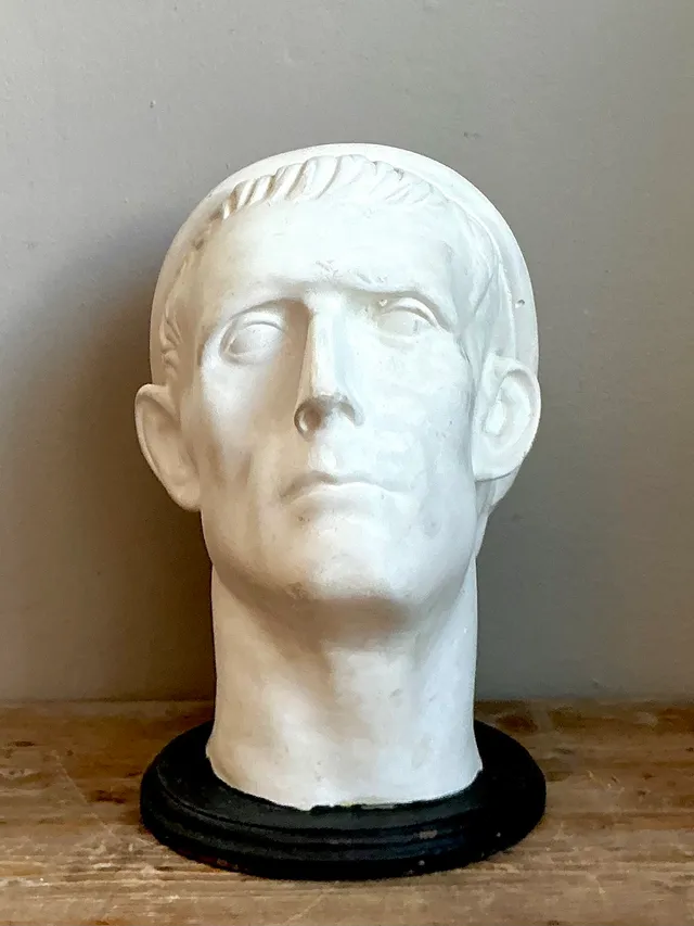 Vintage Plaster Roman Bust Sculpture Of Antiochus — additional photo 5