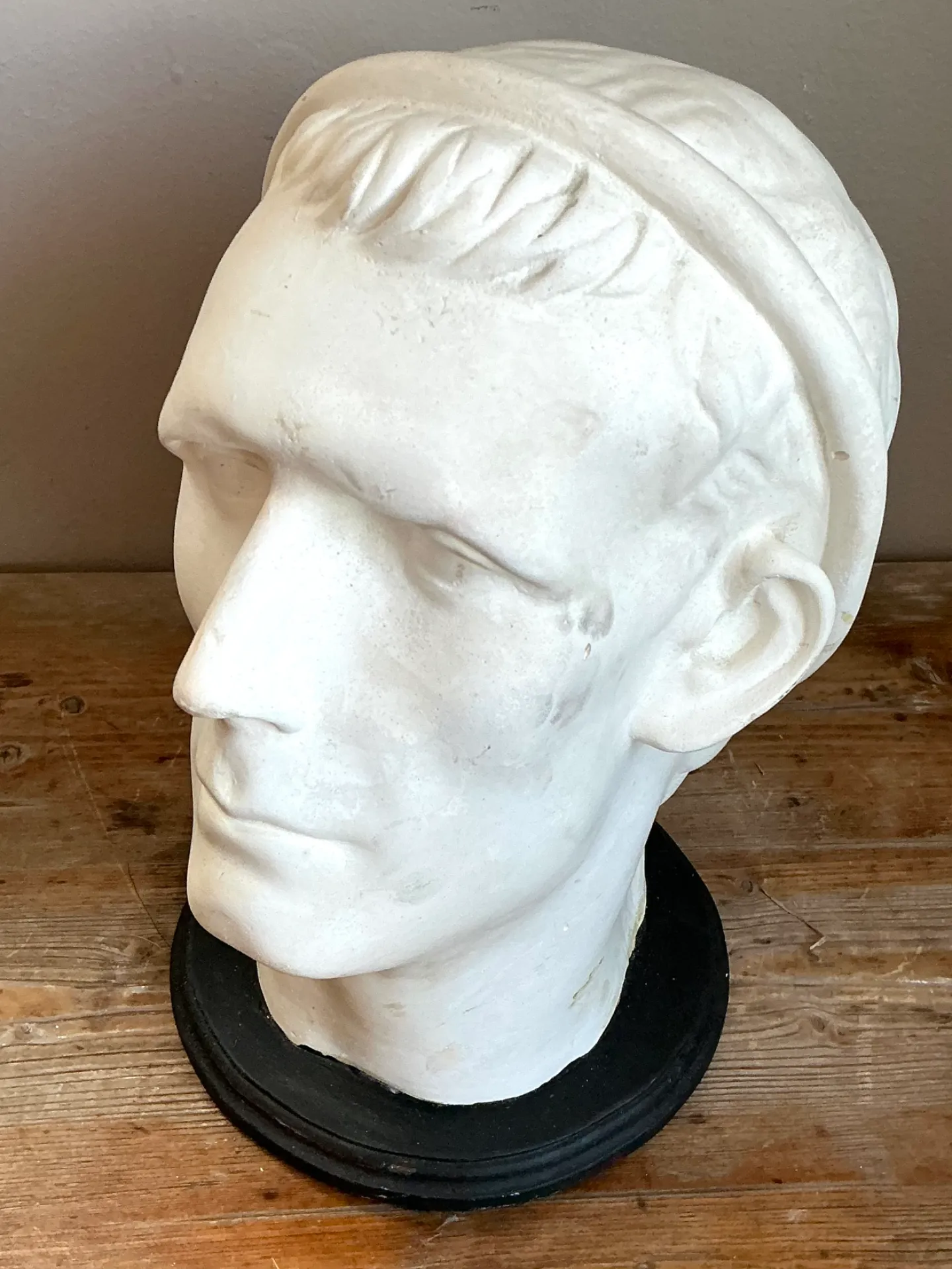 Vintage Plaster Roman Bust Sculpture Of Antiochus — additional photo 6