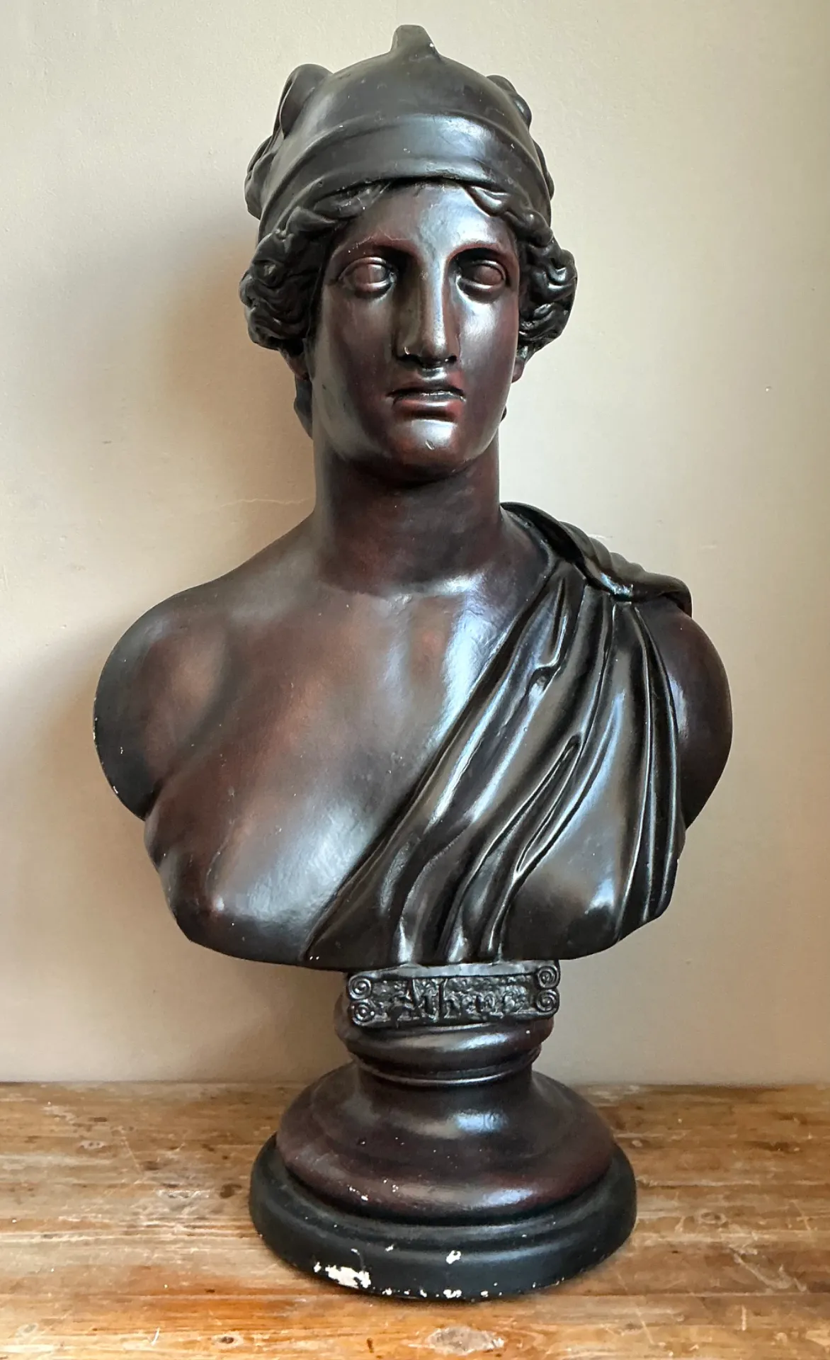 Vintage Italian Grand Tour Bust Of Achilles — additional photo 8