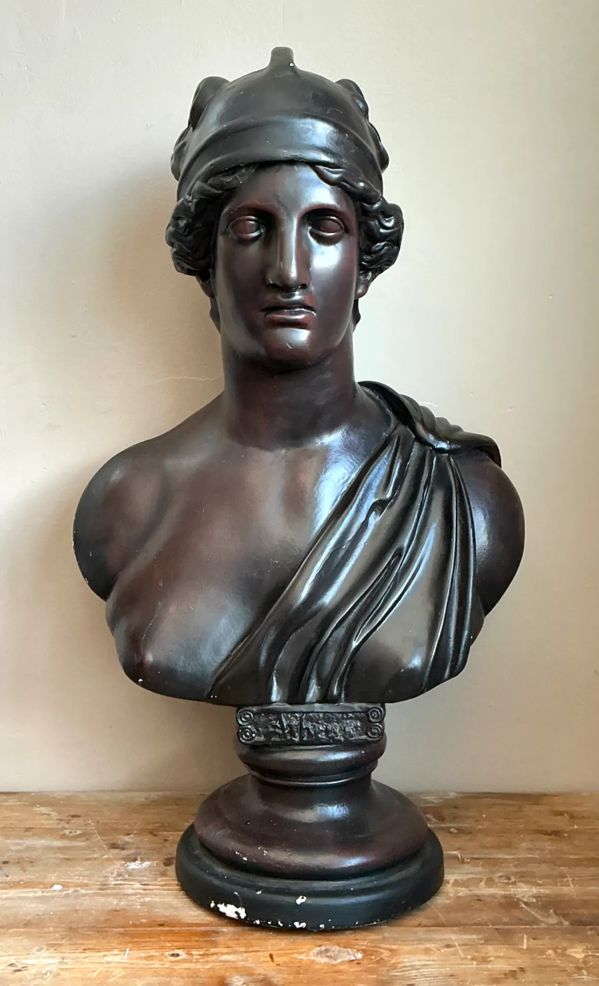 Vintage Italian Grand Tour Bust Of Achilles — additional photo 4