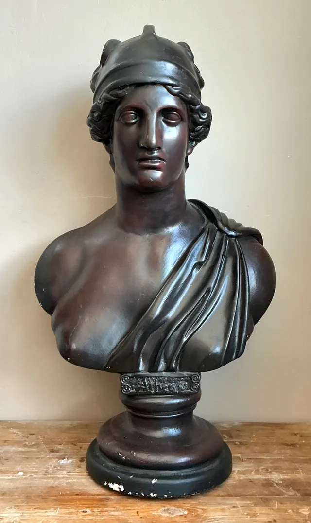 Vintage Italian Grand Tour Bust Of Achilles — additional photo 6