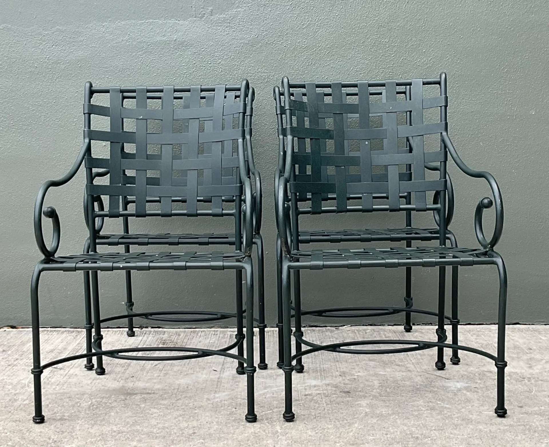 Brown Jordan “Florentine” Aluminum Outdoor Armchairs - Set of Four — additional photo 5