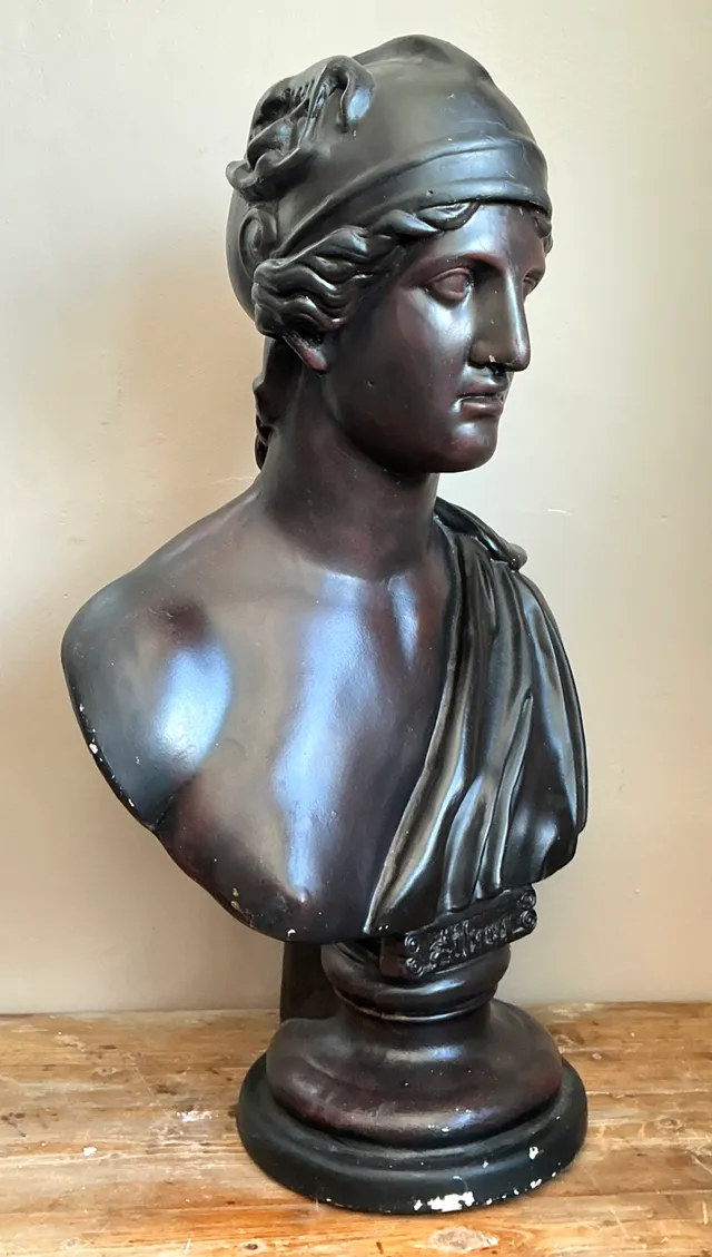 Vintage Italian Grand Tour Bust Of Achilles — additional photo 1