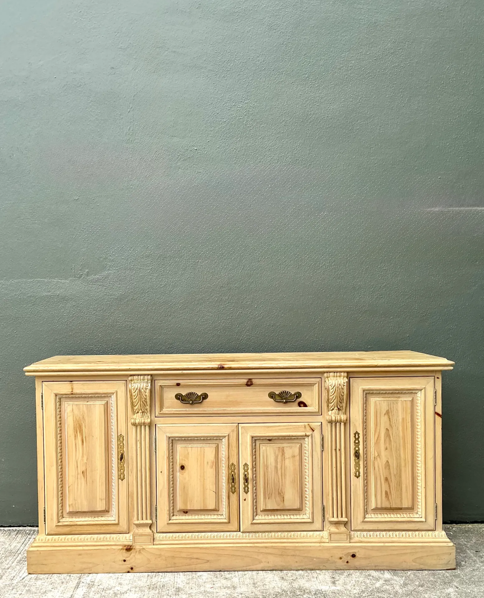 Vintage Link-Taylor Washed Pine Credenza — additional photo 4
