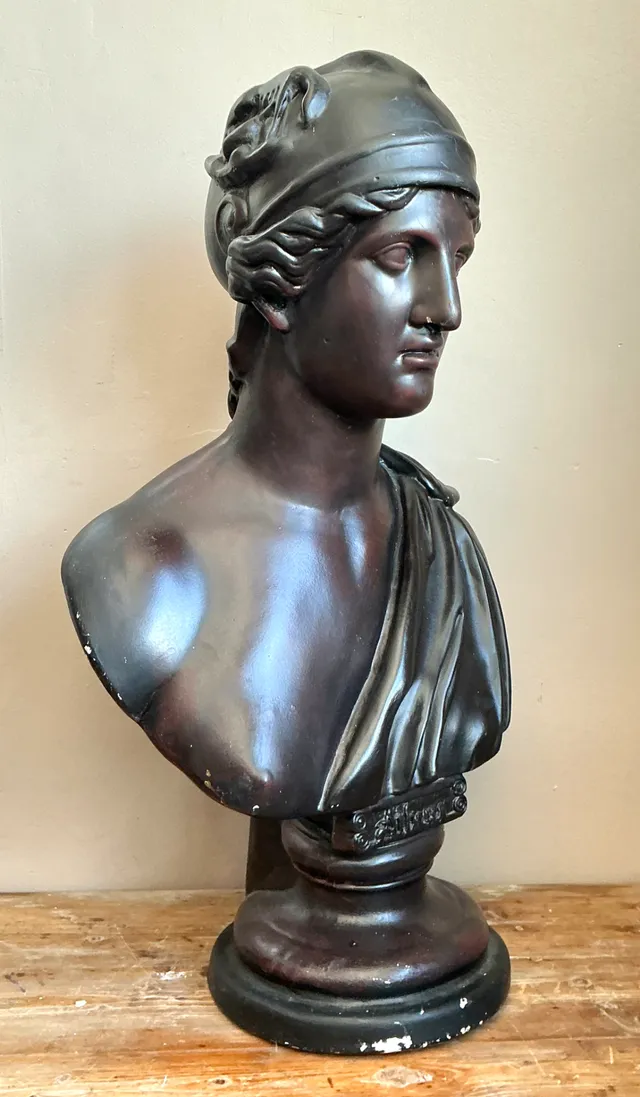 Vintage Italian Grand Tour Bust Of Achilles — additional photo 3
