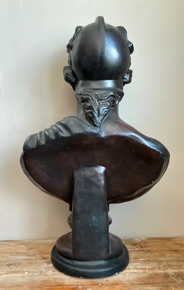 Vintage Italian Grand Tour Bust Of Achilles — additional photo 5