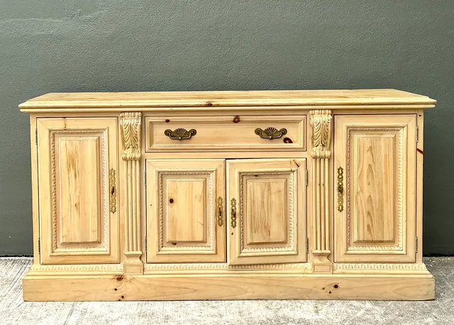 Vintage Link-Taylor Washed Pine Credenza — additional photo 2