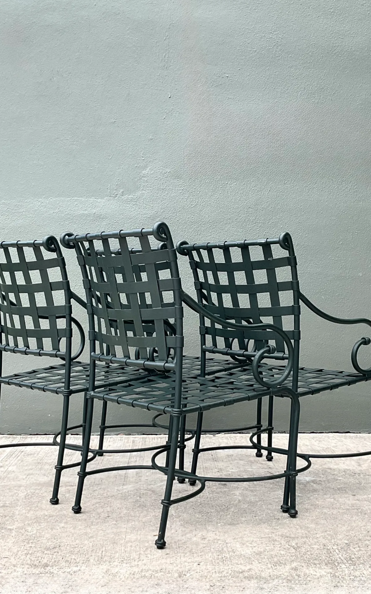 Brown Jordan “Florentine” Aluminum Outdoor Armchairs - Set of Four — additional photo 8