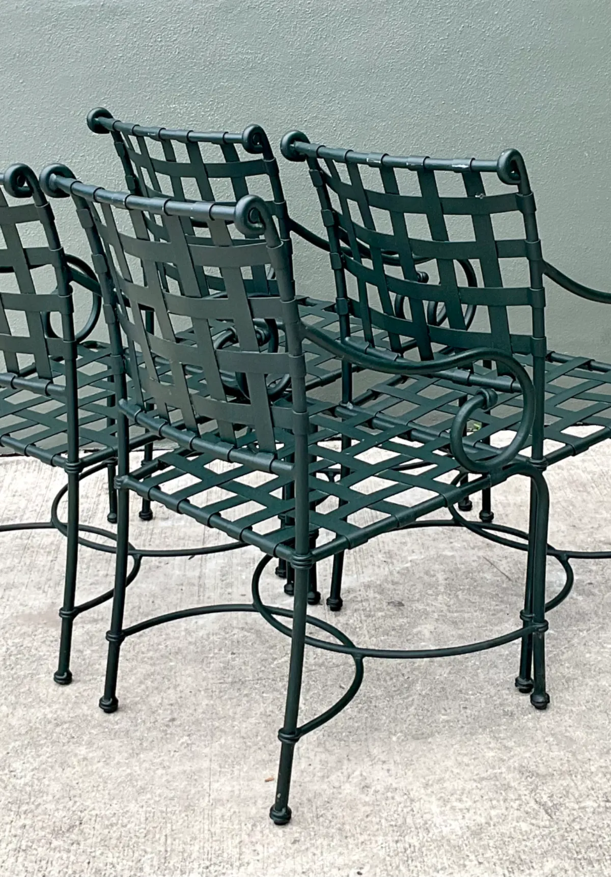 Brown Jordan “Florentine” Aluminum Outdoor Armchairs - Set of Four — additional photo 3