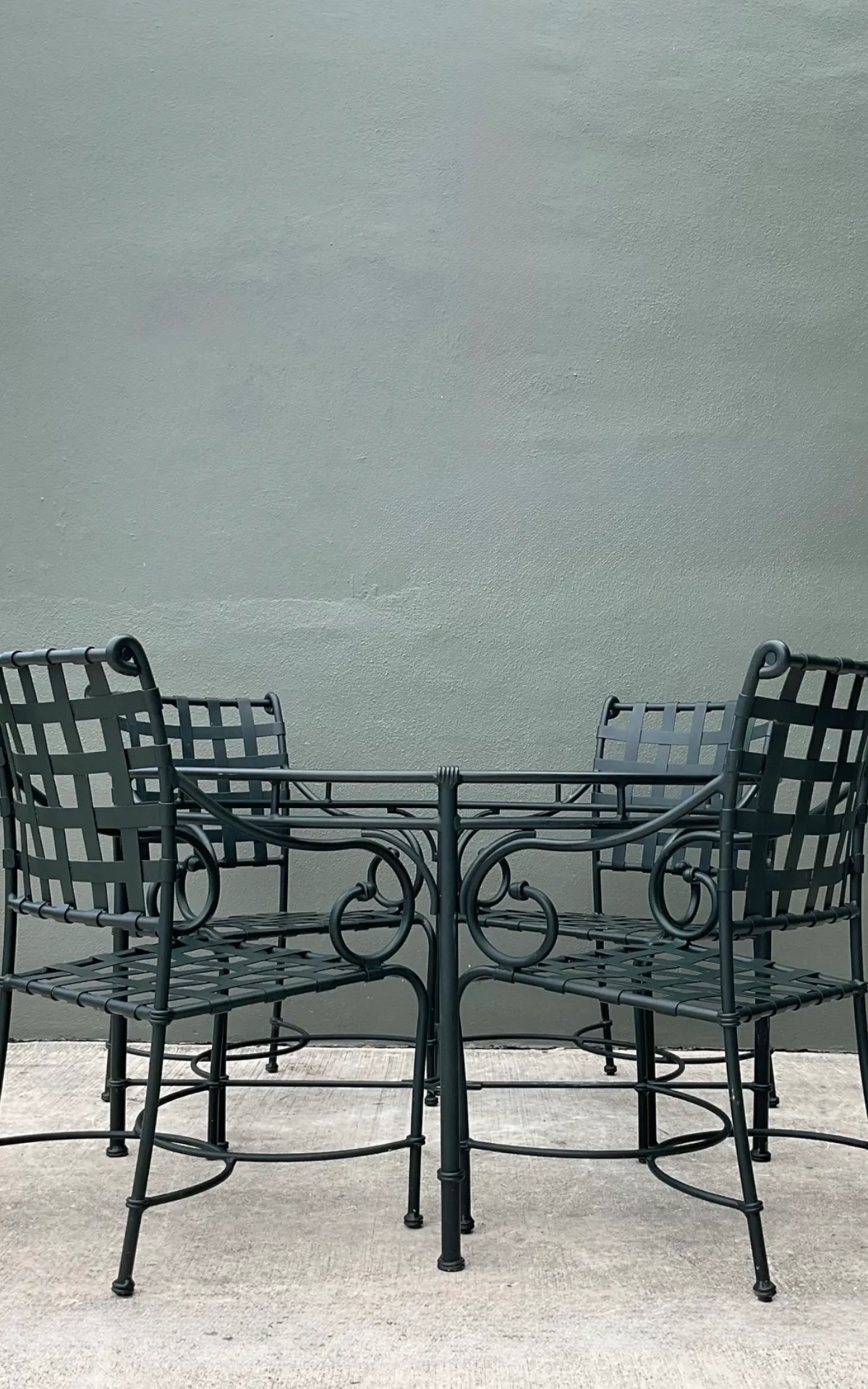 Brown Jordan “Florentine” Aluminum Outdoor Armchairs - Set of Four — additional photo 4