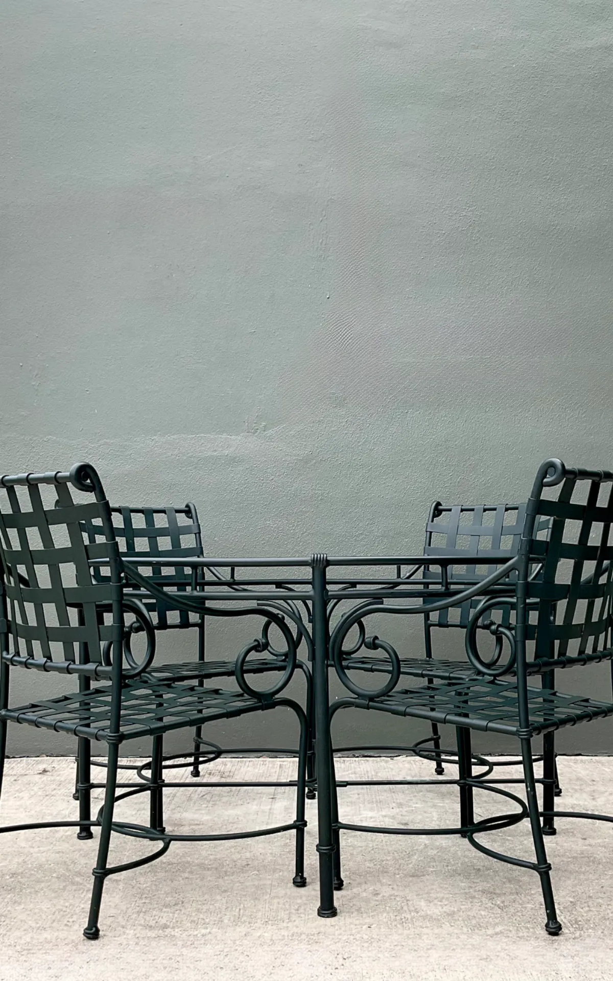 Brown Jordan “Florentine” Aluminum Outdoor Armchairs - Set of Four — additional photo 7