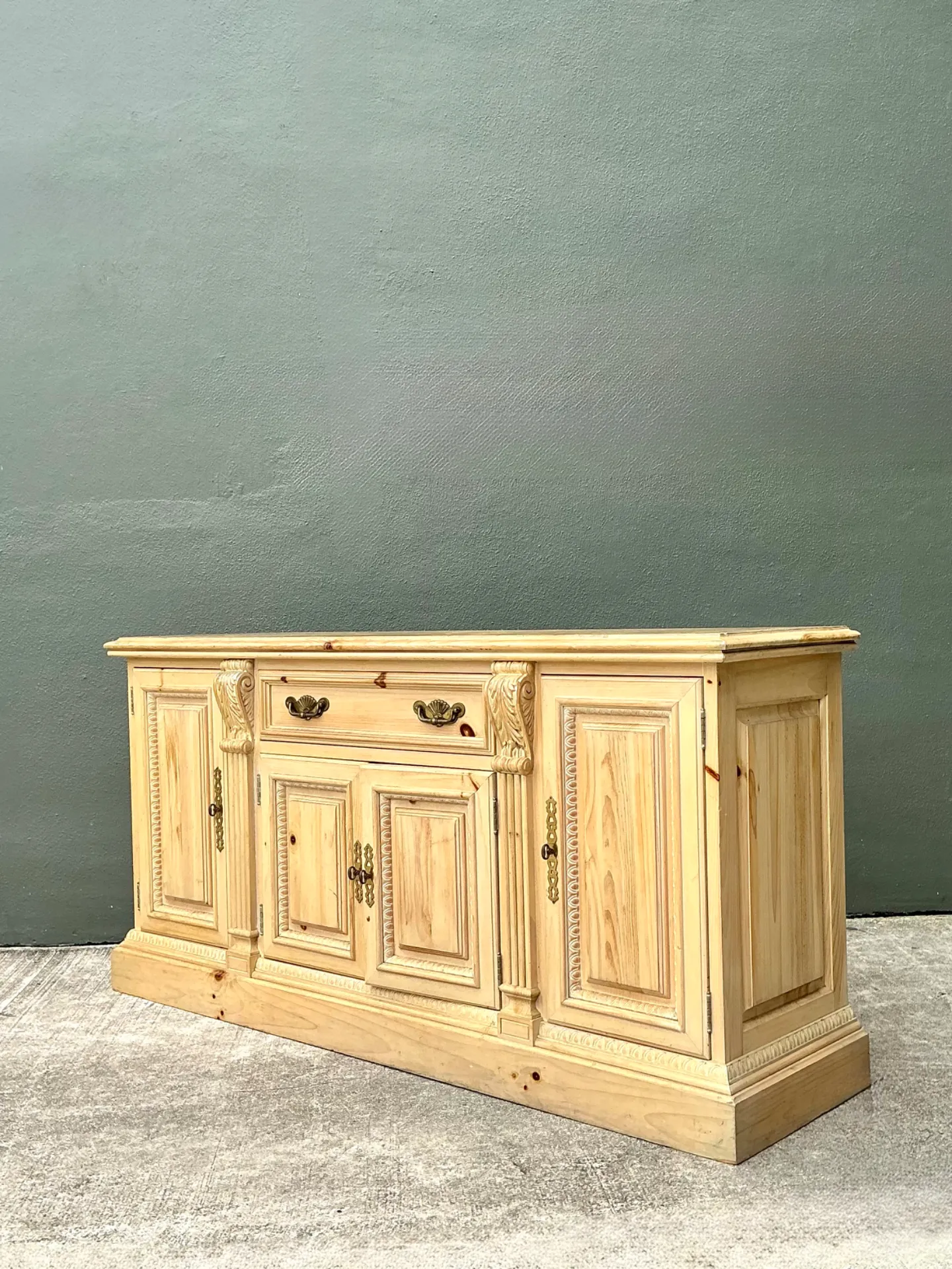 Vintage Link-Taylor Washed Pine Credenza — additional photo 3