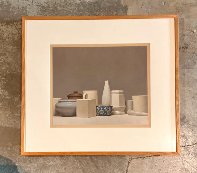Vintage 1981 Still Life Framed Lithograph — additional photo 1