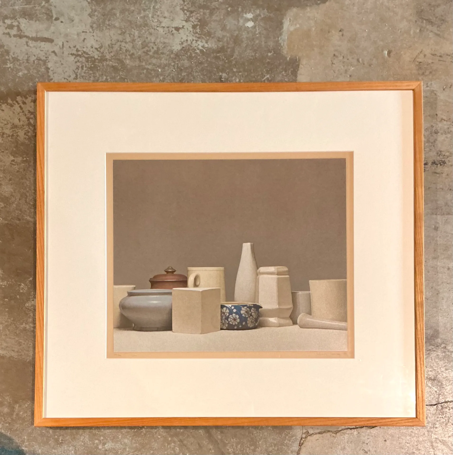 Vintage 1981 Still Life Framed Lithograph — additional photo 4