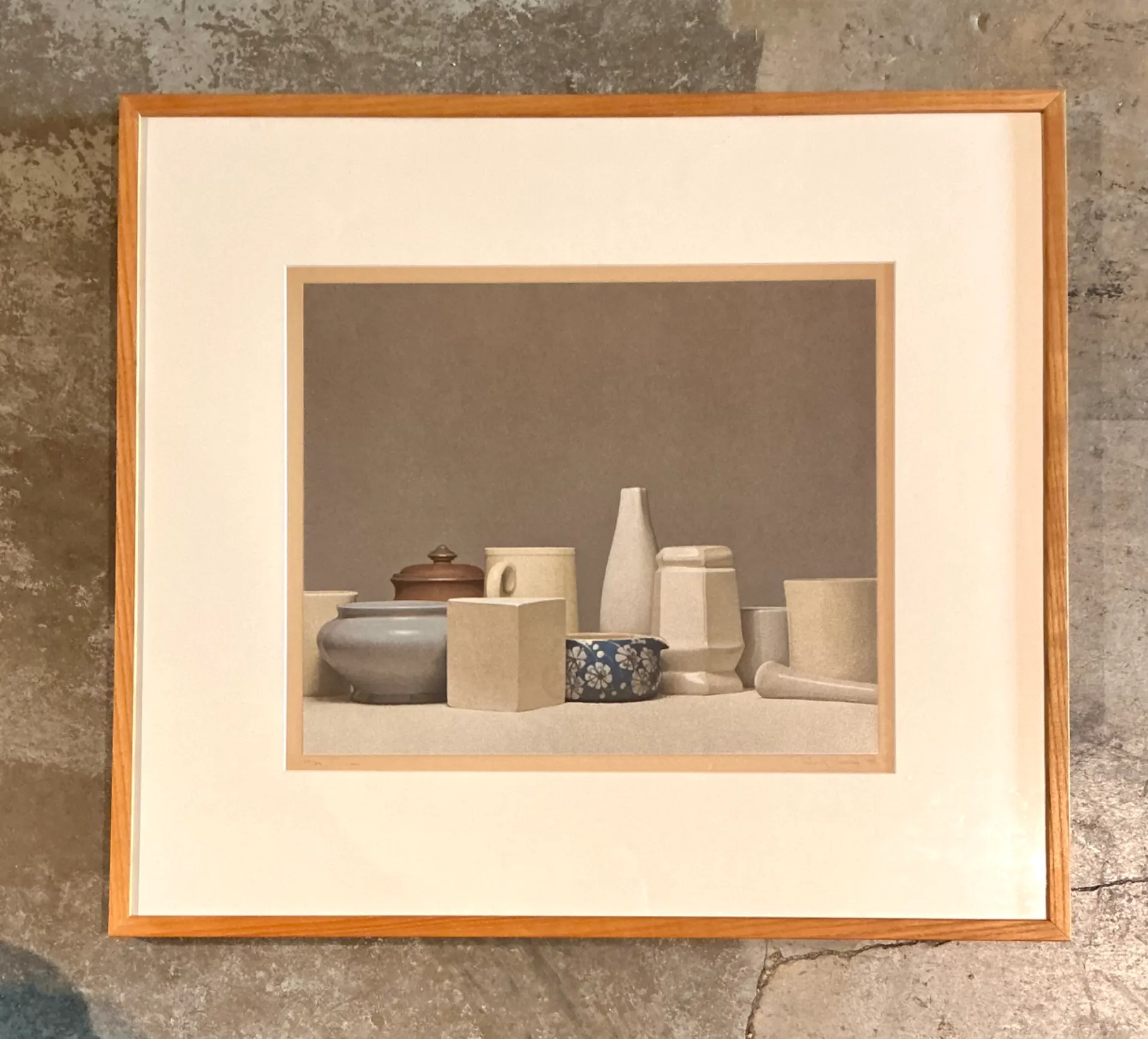 Vintage 1981 Still Life Framed Lithograph — additional photo 7