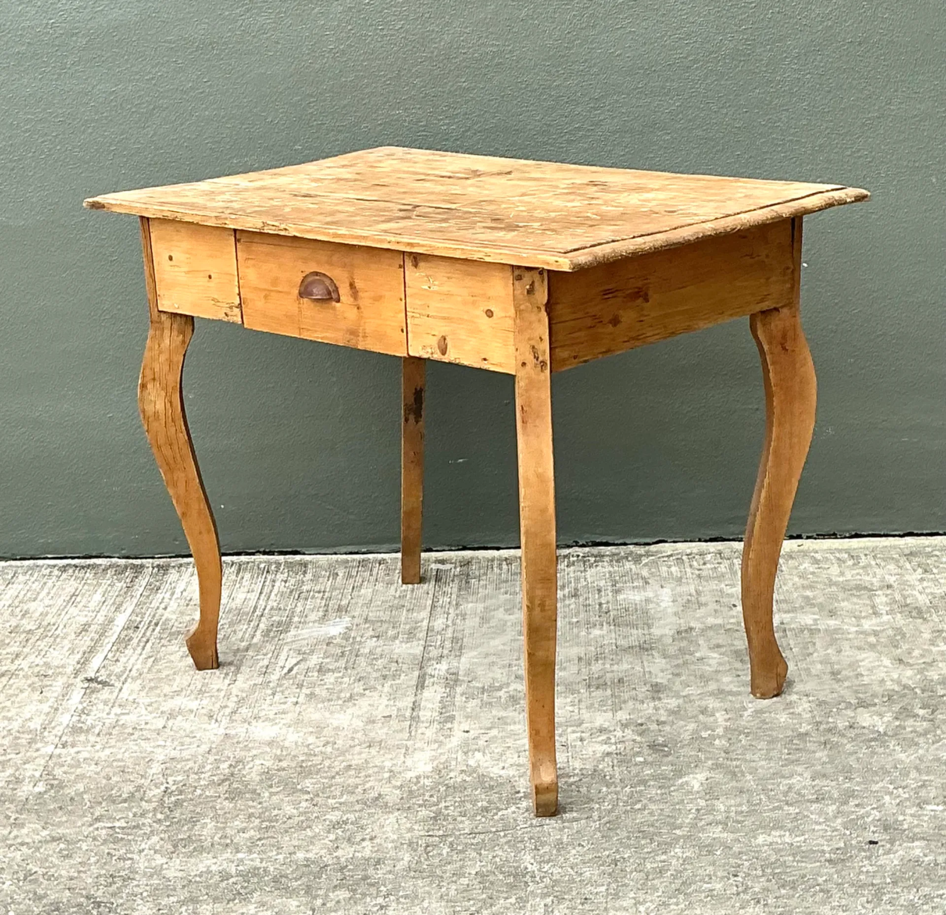 Vintage Rustic Wood Writing Desk — additional photo 5