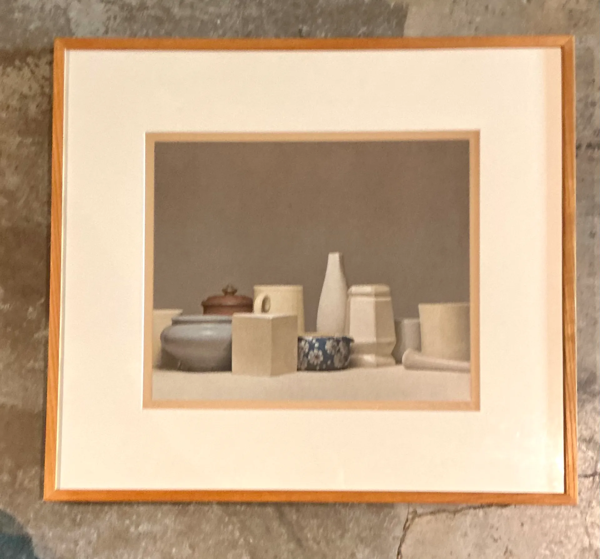 Vintage 1981 Still Life Framed Lithograph — additional photo 2