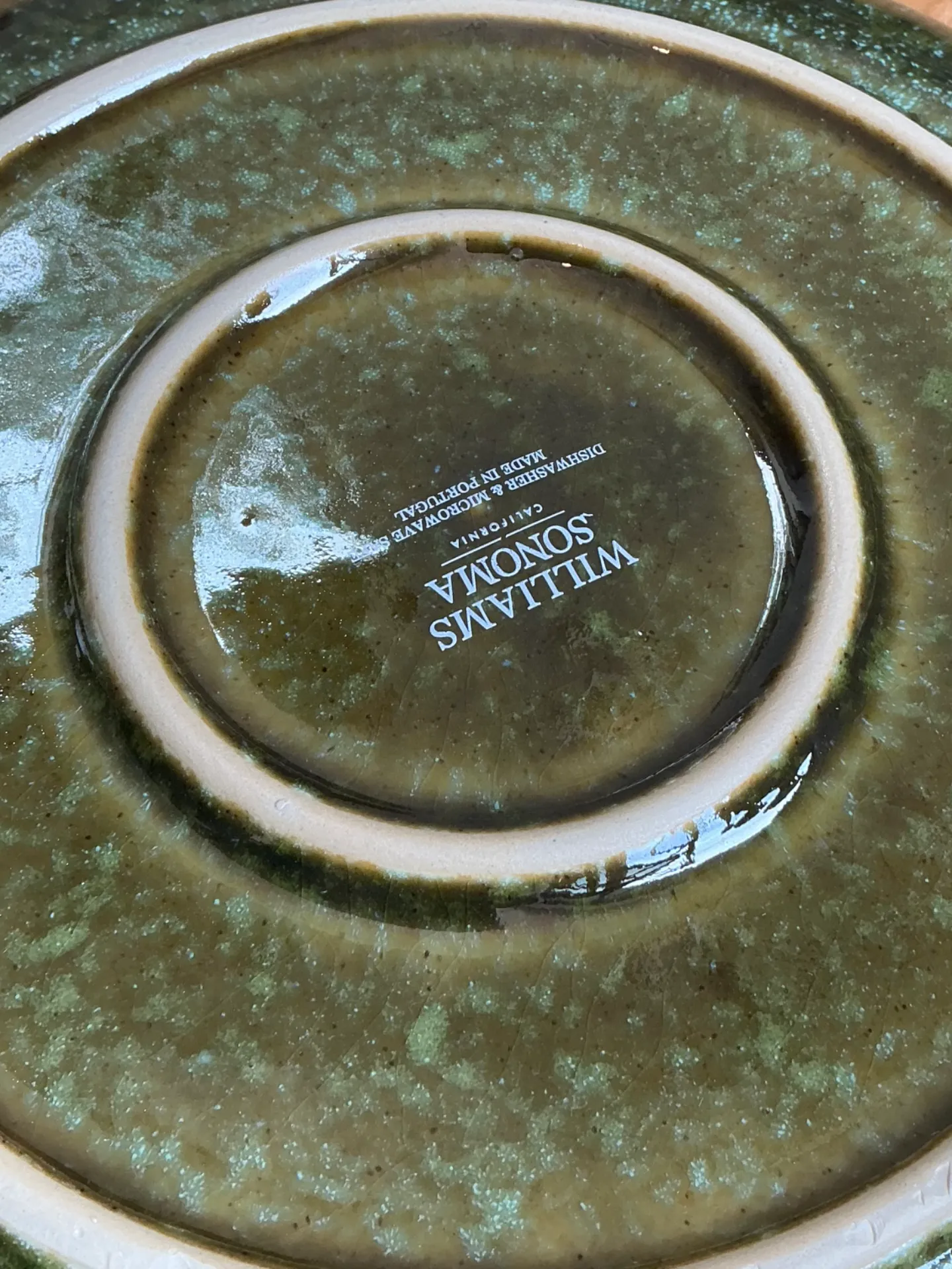 William Sonoma Home Green Reactive Glazed Ceramic Plates — additional photo 8