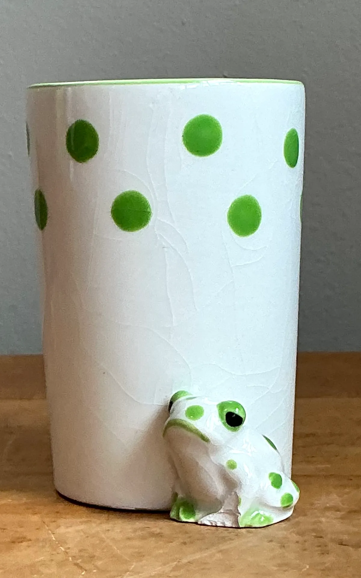Design Studio Green Polka Dot Frog Vase — additional photo 6