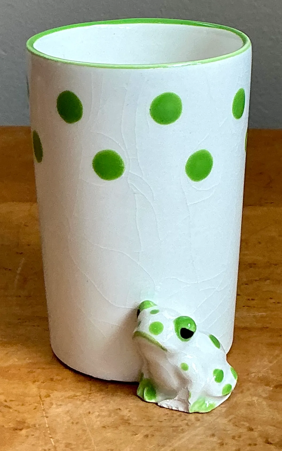 Design Studio Green Polka Dot Frog Vase — additional photo 7