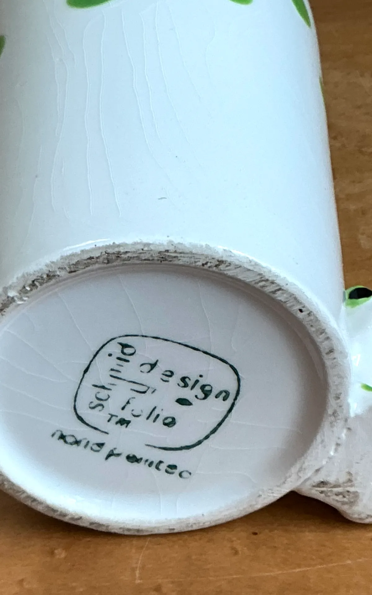 Design Studio Green Polka Dot Frog Vase — additional photo 2