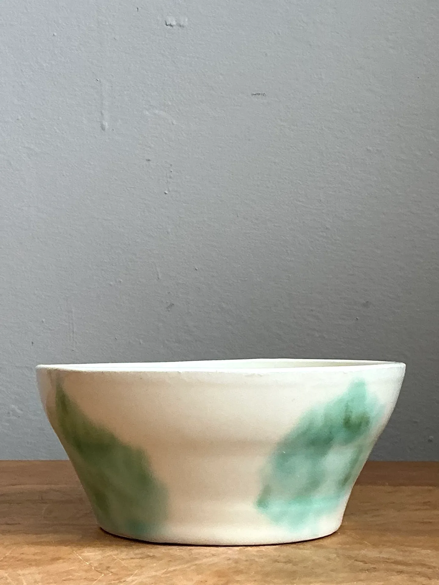 Vintage Abstract Glazed Ceramic Bowl — additional photo 6