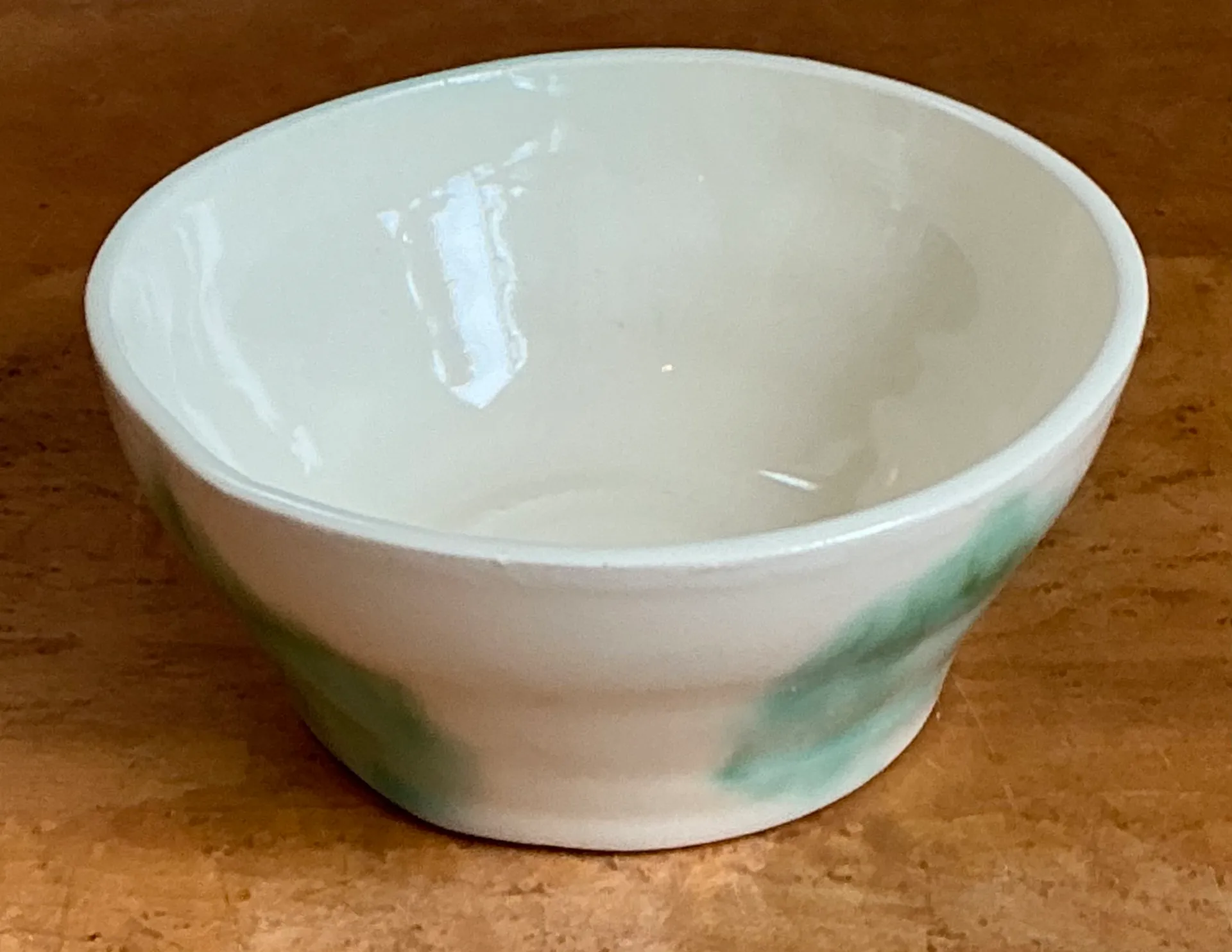 Vintage Abstract Glazed Ceramic Bowl — additional photo 4