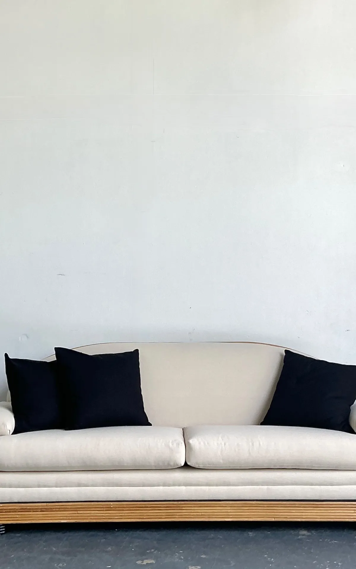 Vintage Stacked Reed Sofa — additional photo 7