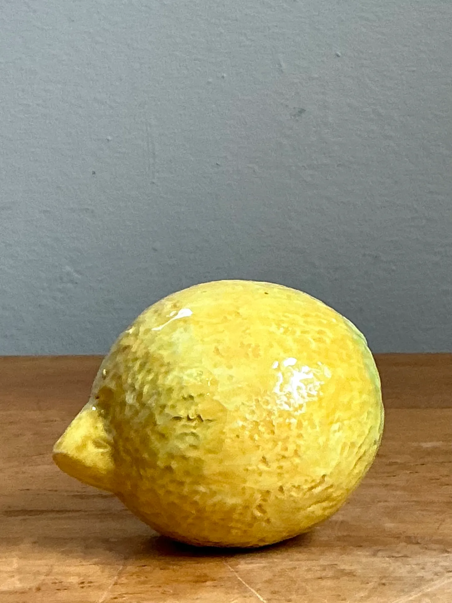 Vintage Italian Yellow Ceramic Lemon — additional photo 6