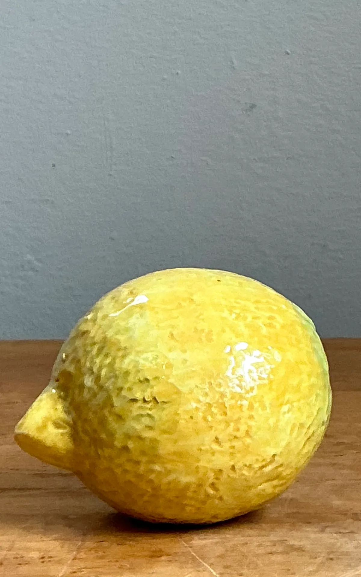 Vintage Italian Yellow Ceramic Lemon — additional photo 6