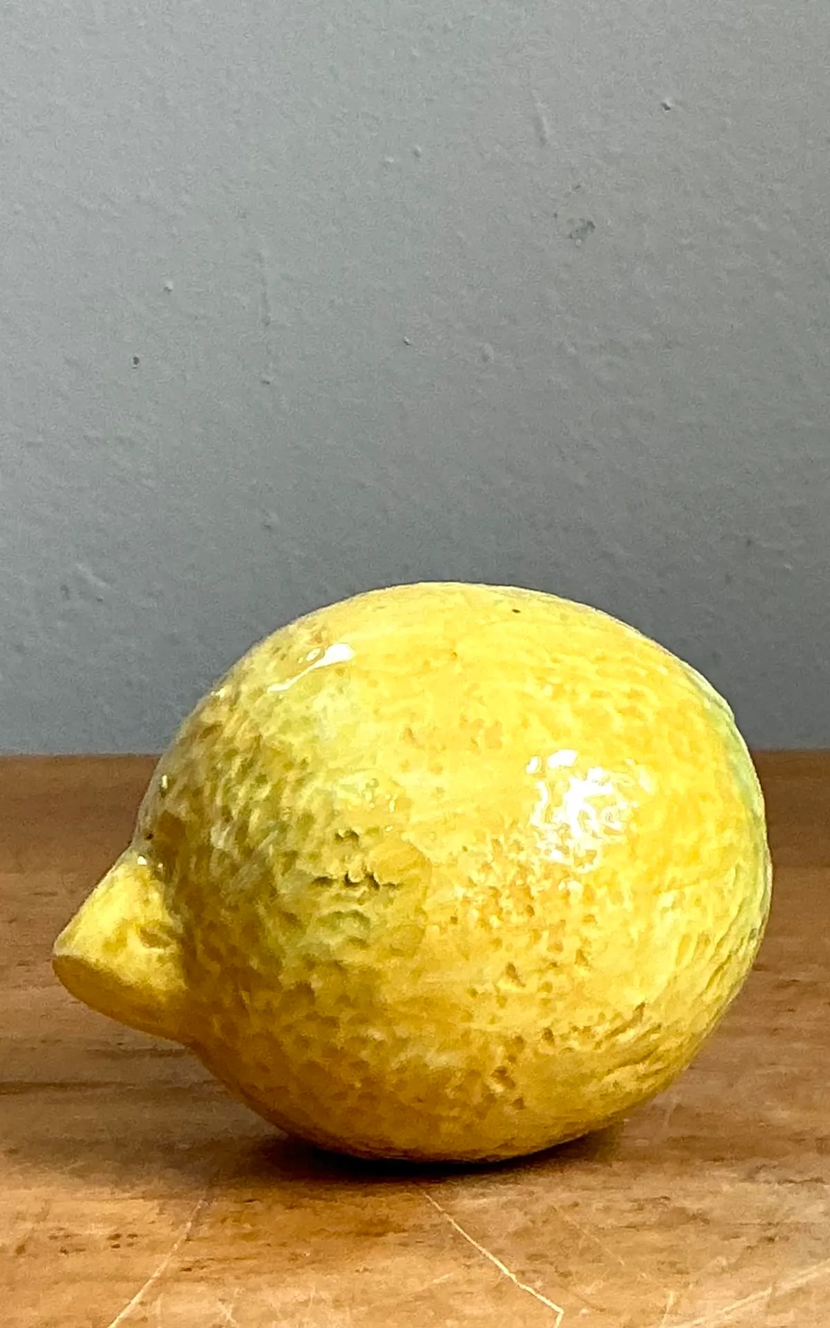 Vintage Italian Yellow Ceramic Lemon — additional photo 5