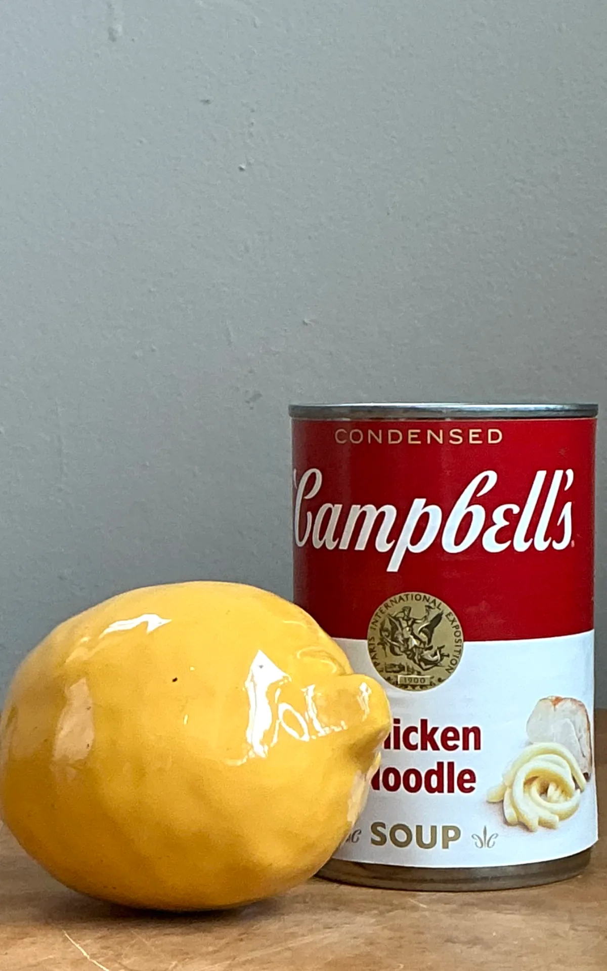 Vintage Italian Yellow Ceramic Lemon — additional photo 3
