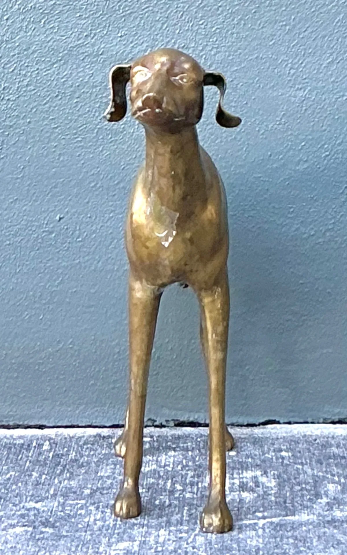 Vintage Monumental Brass Greyhound — additional photo 2