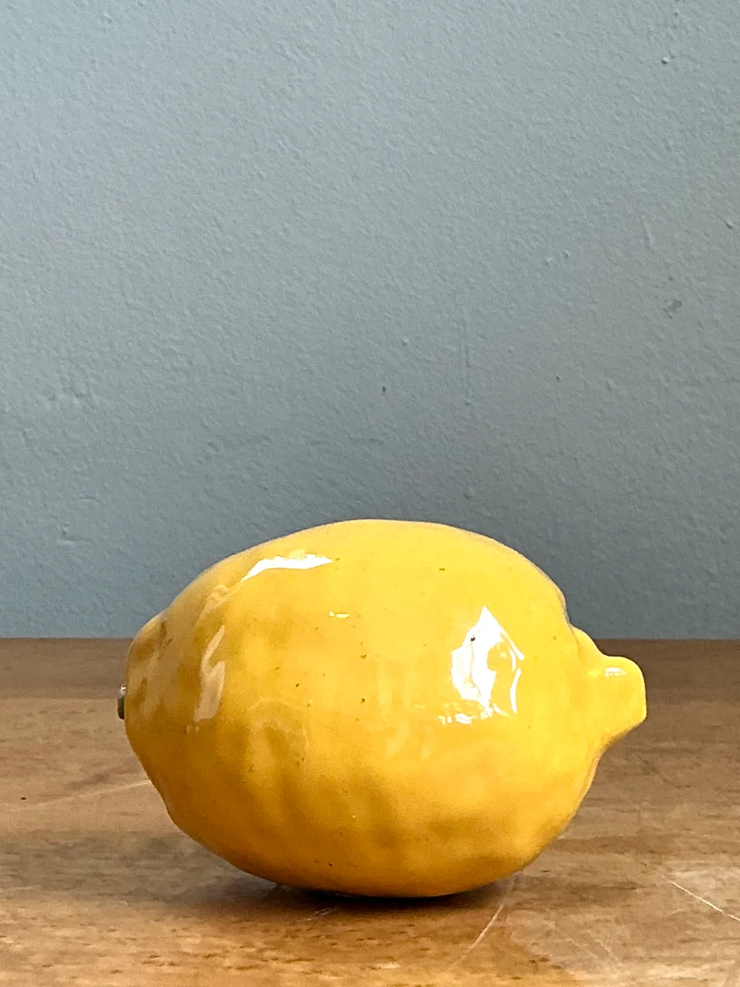 Vintage Italian Yellow Ceramic Lemon — additional photo 5