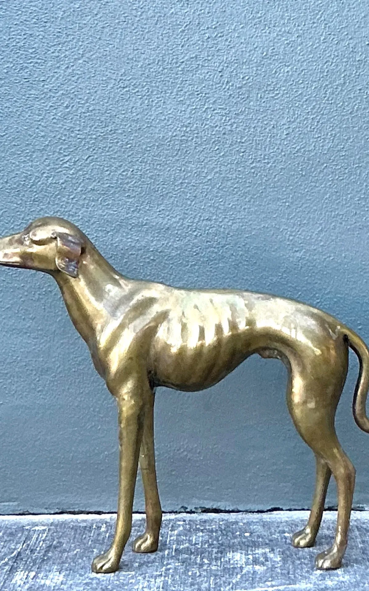 Vintage Monumental Brass Greyhound — additional photo 3