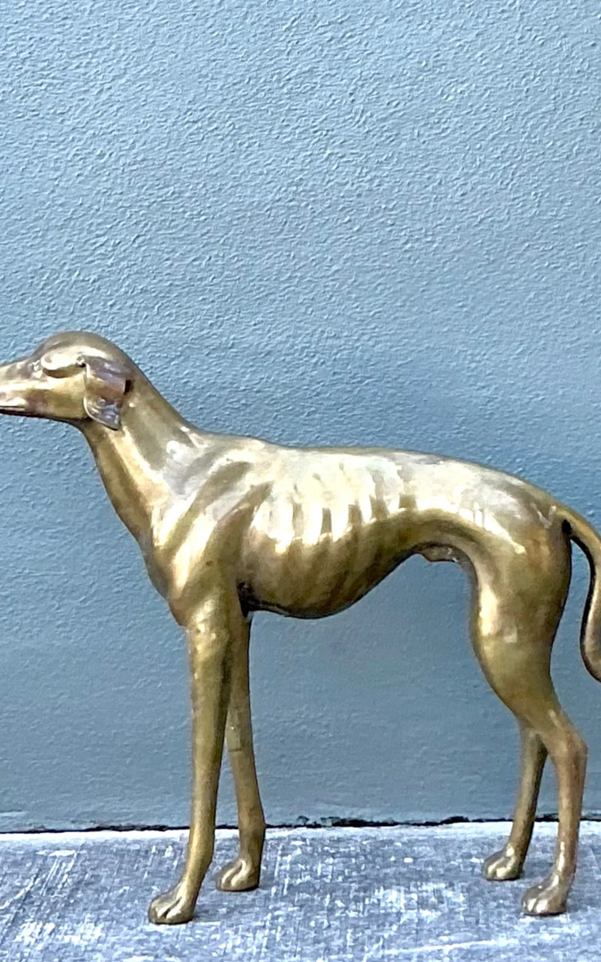 Vintage Monumental Brass Greyhound — additional photo 5