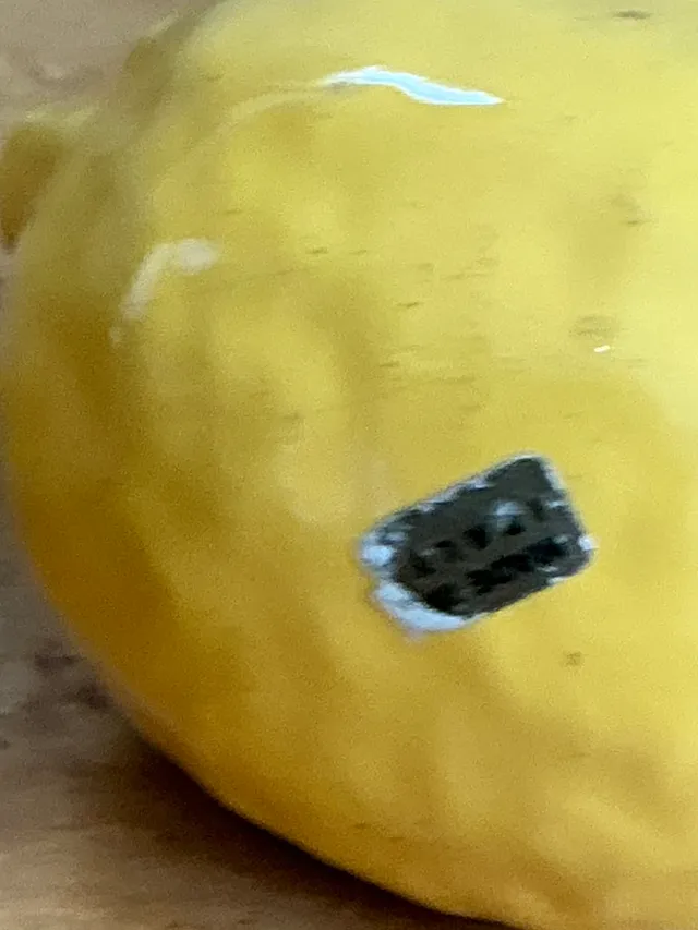 Vintage Italian Yellow Ceramic Lemon — additional photo 4